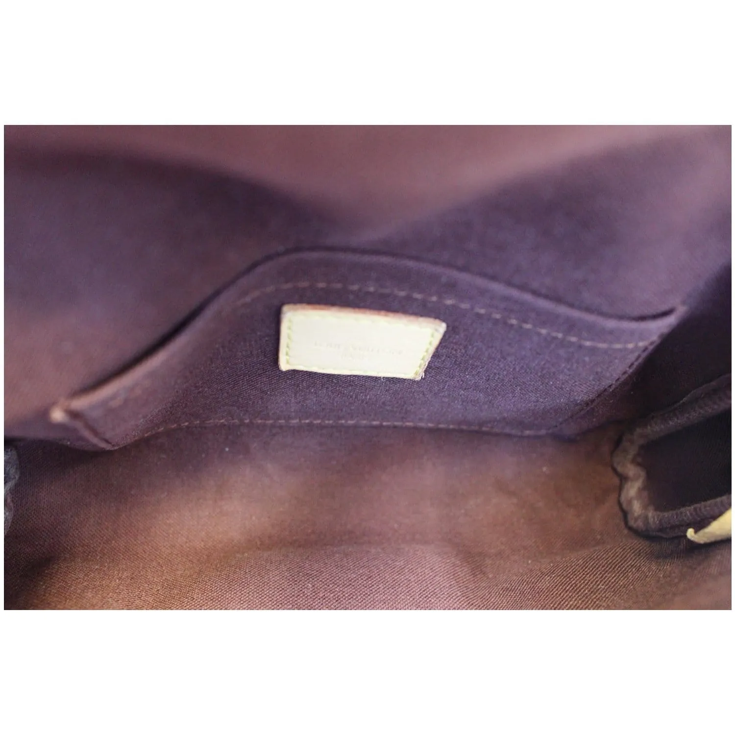 LOUIS VUITTON Favorite PM Monogram Canvas Crossbody Bag Brown