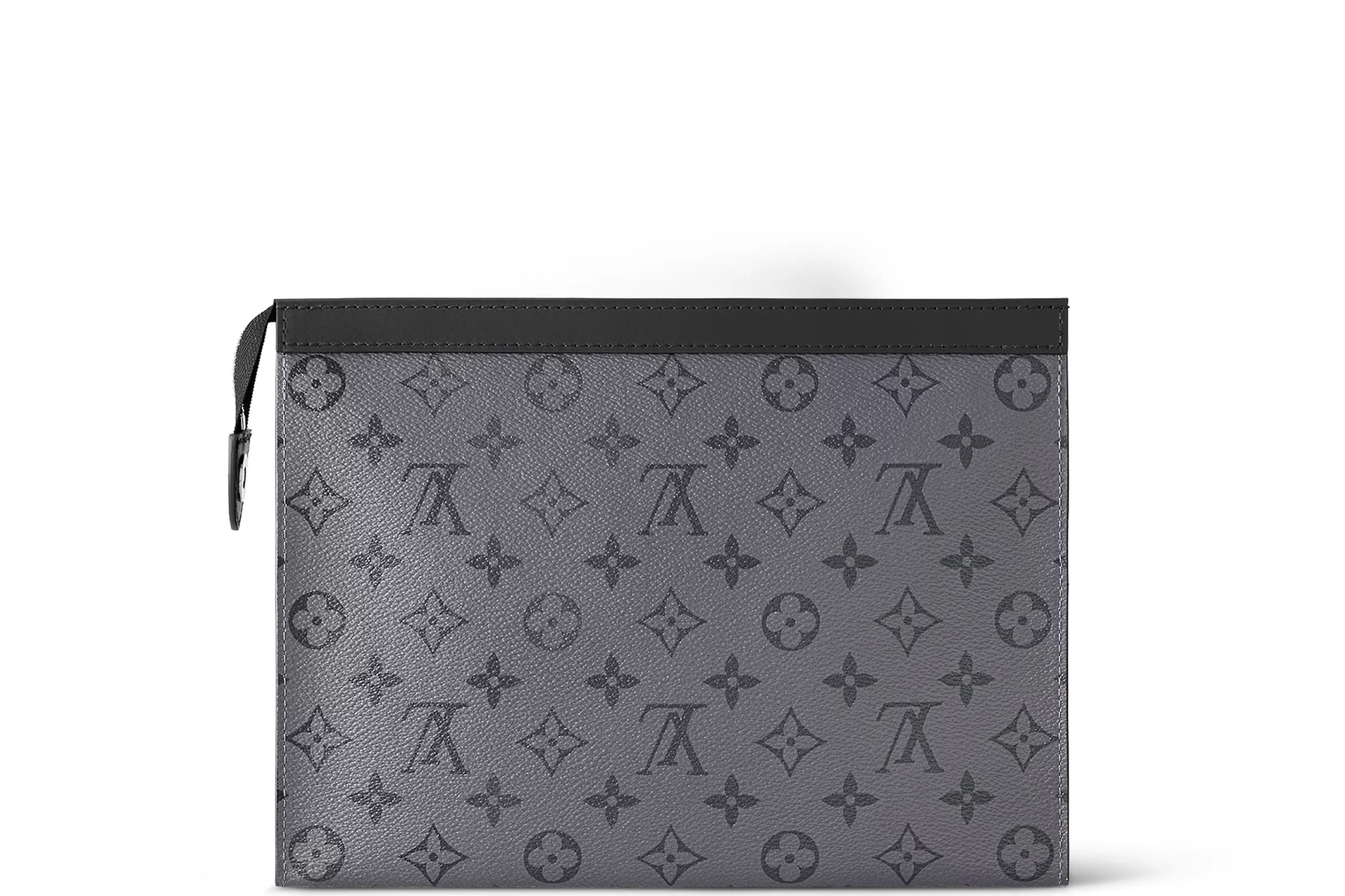 LOUIS VUITTON M69535 POCHETTE VOYAGE MM MONOGRAM ECLIPSE REVERSE COATED CANVAS, WITH DUST COVER & BOX