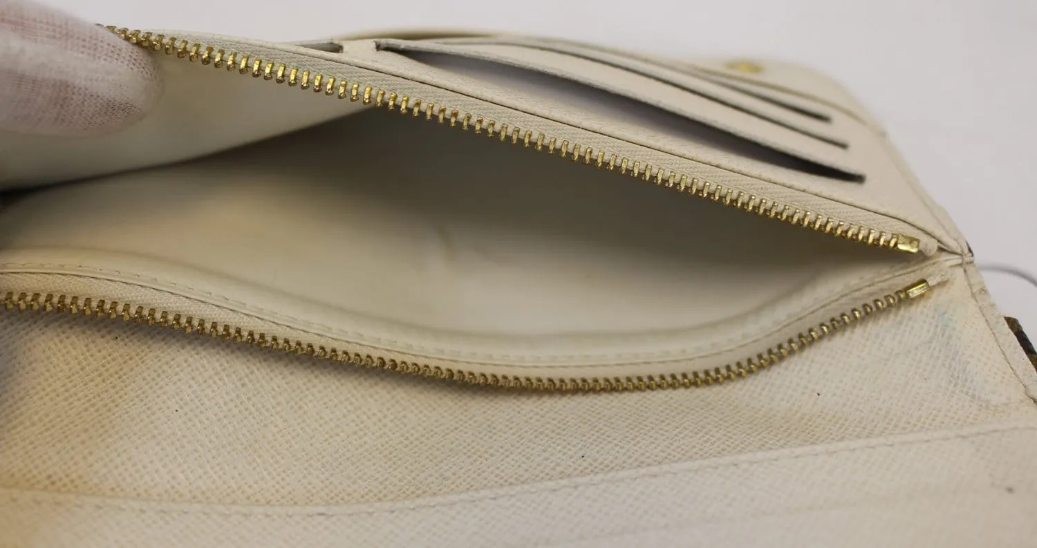 LOUIS VUITTON Monogram Canvas Ivorie Insolite Wallet