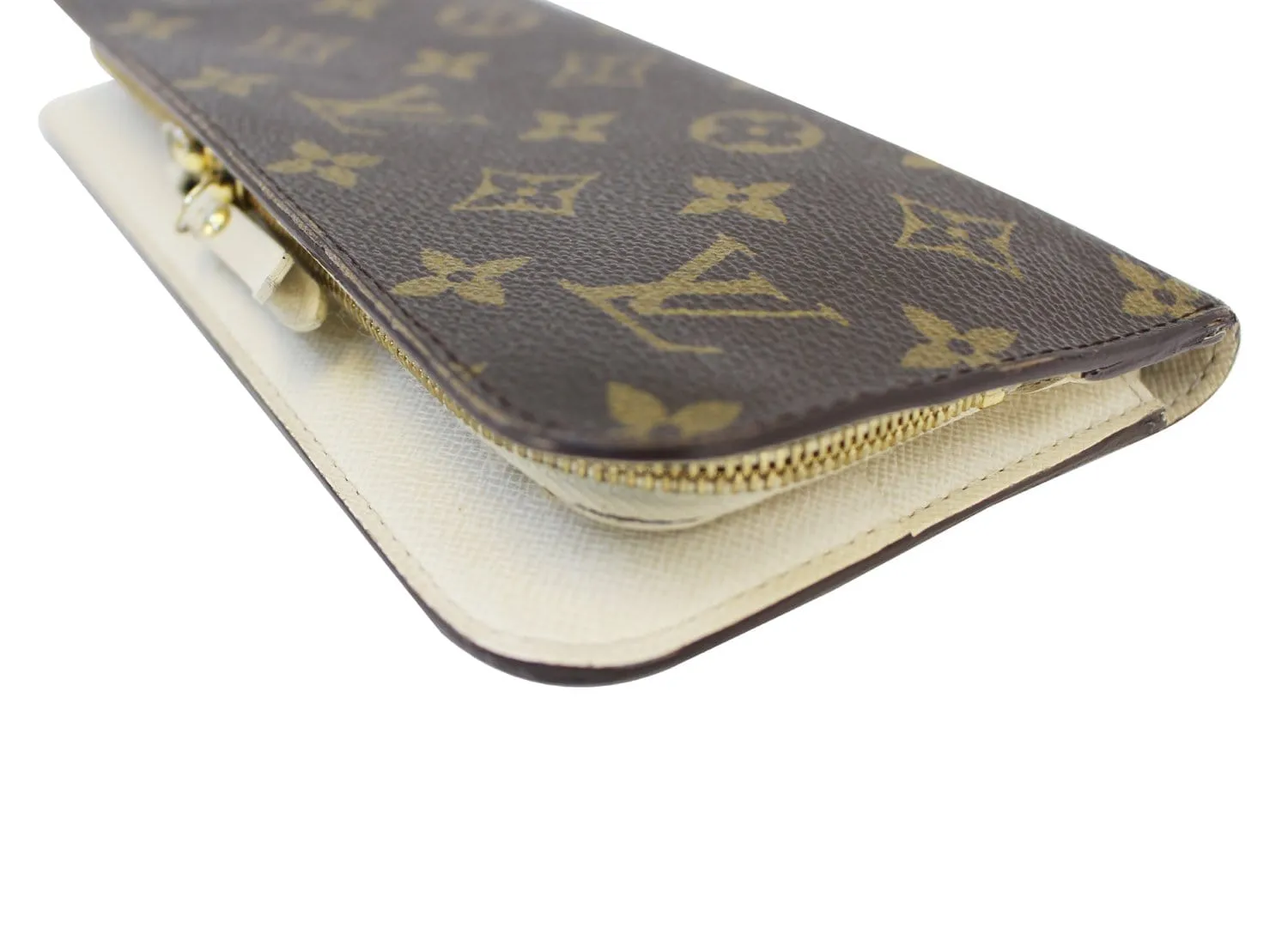 LOUIS VUITTON Monogram Canvas Ivorie Insolite Wallet