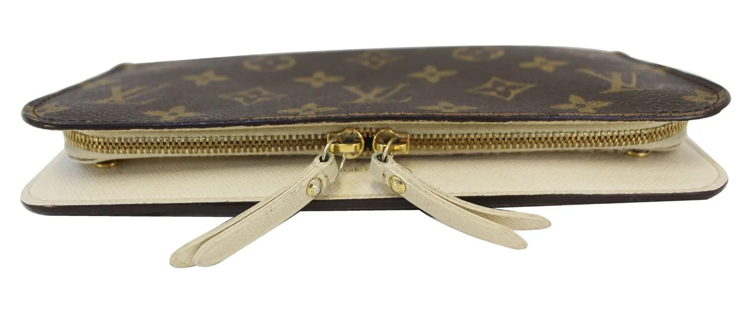 LOUIS VUITTON Monogram Canvas Ivorie Insolite Wallet