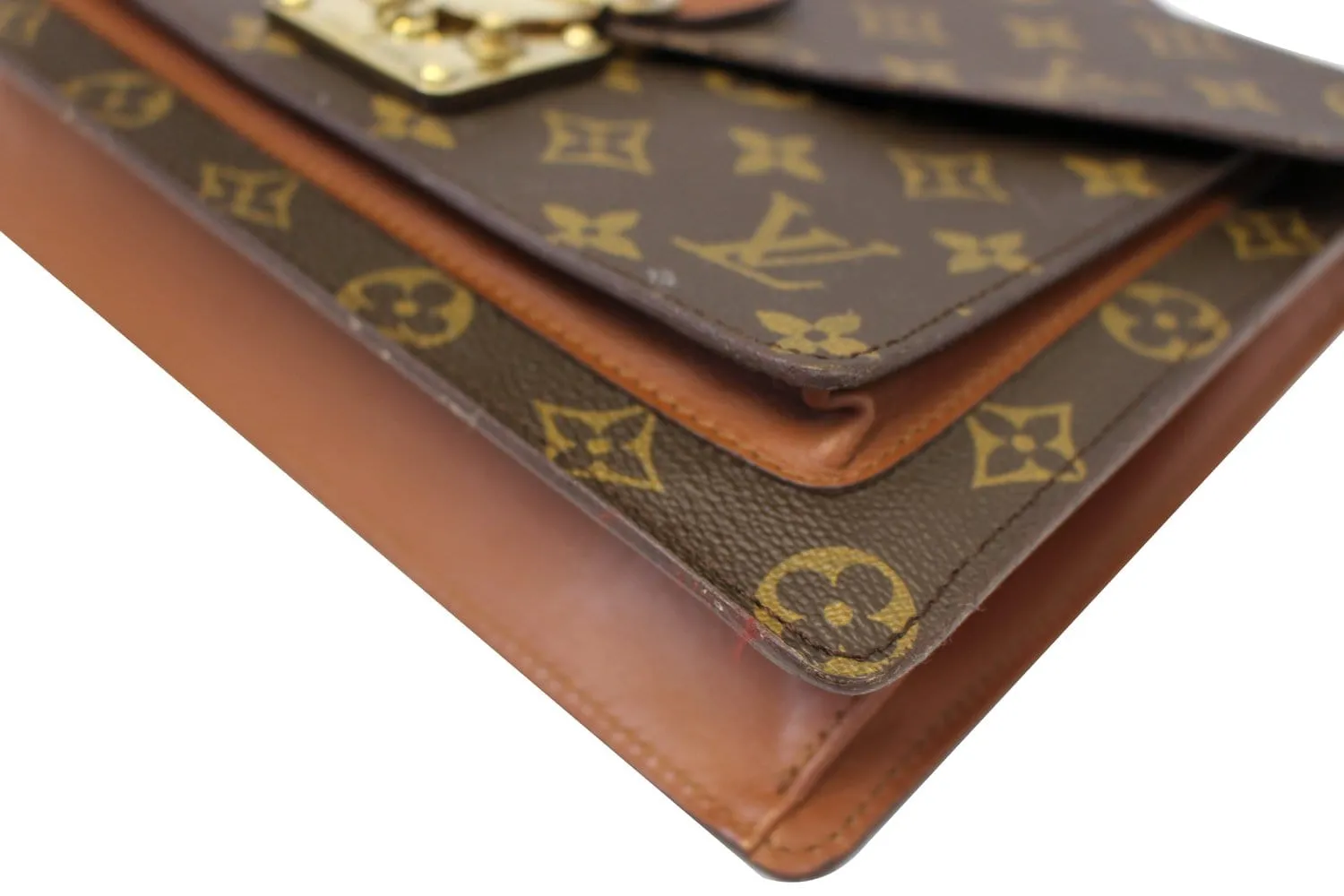 LOUIS VUITTON Monogram Canvas Monceau Briefcase Bag