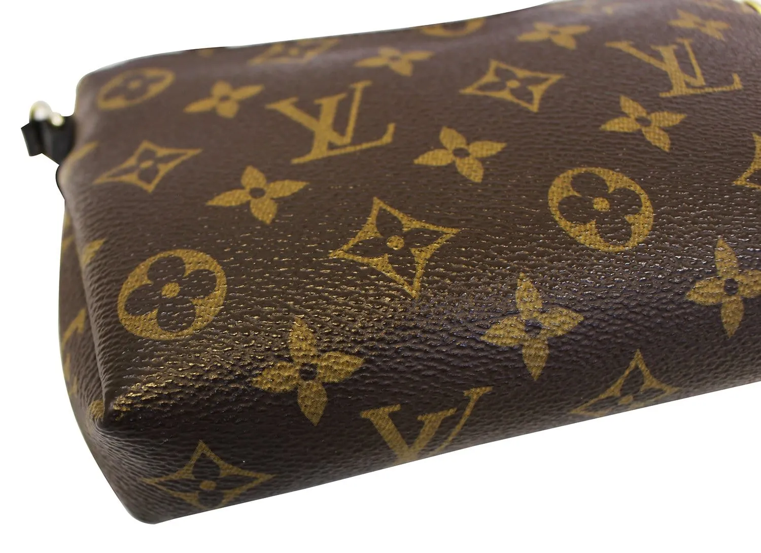 LOUIS VUITTON Monogram Canvas Pallas Clutch Crossbody Bag