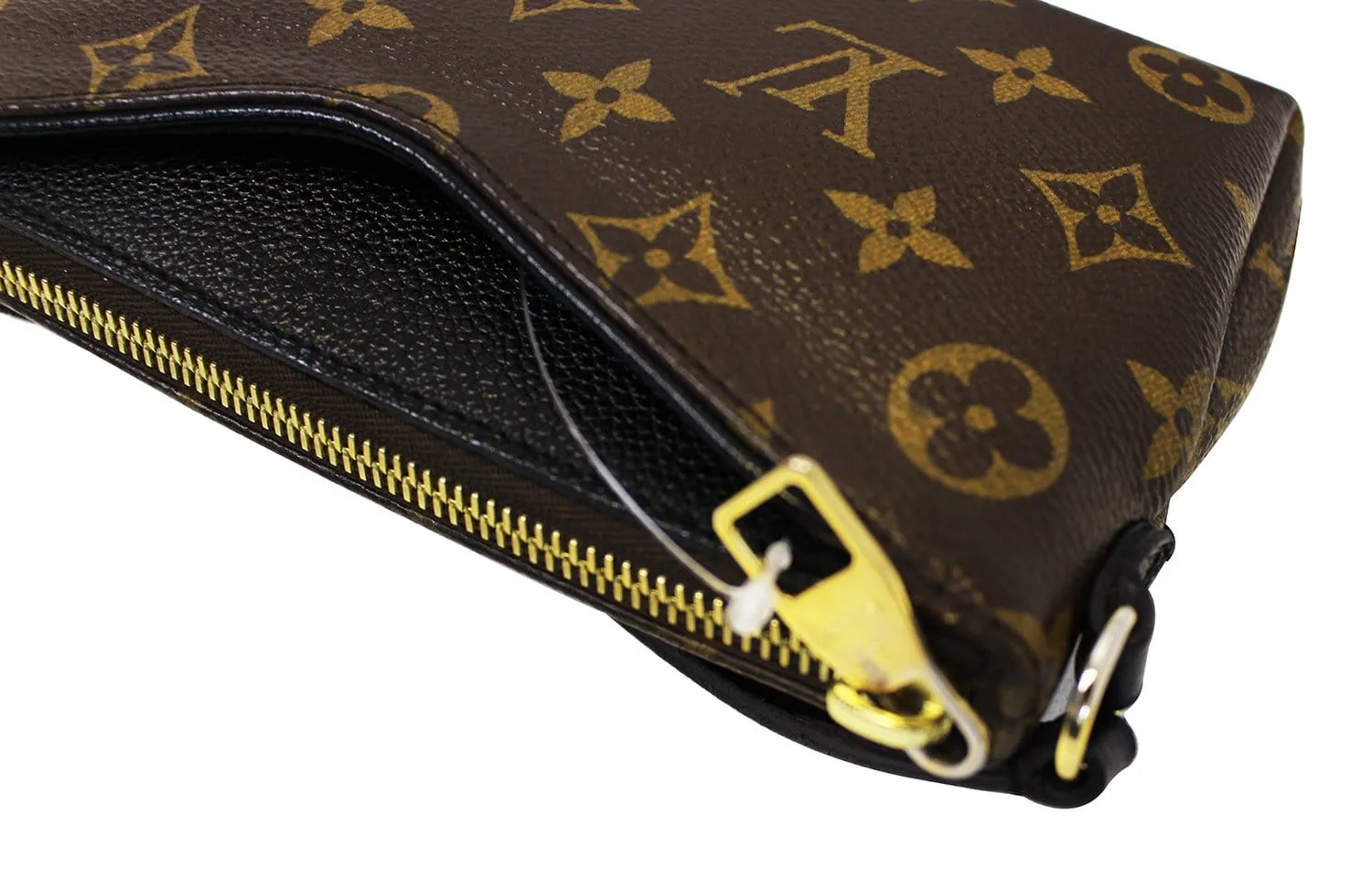 LOUIS VUITTON Monogram Canvas Pallas Clutch Crossbody Bag