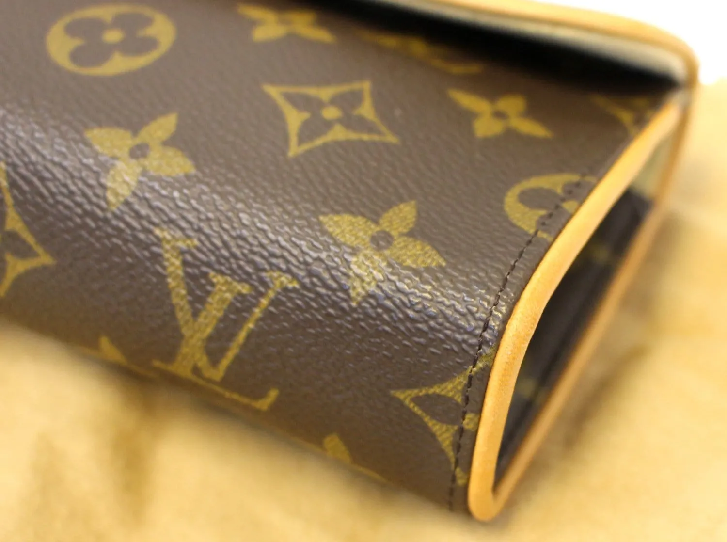 LOUIS VUITTON Monogram Canvas Pochette Florentine Bag