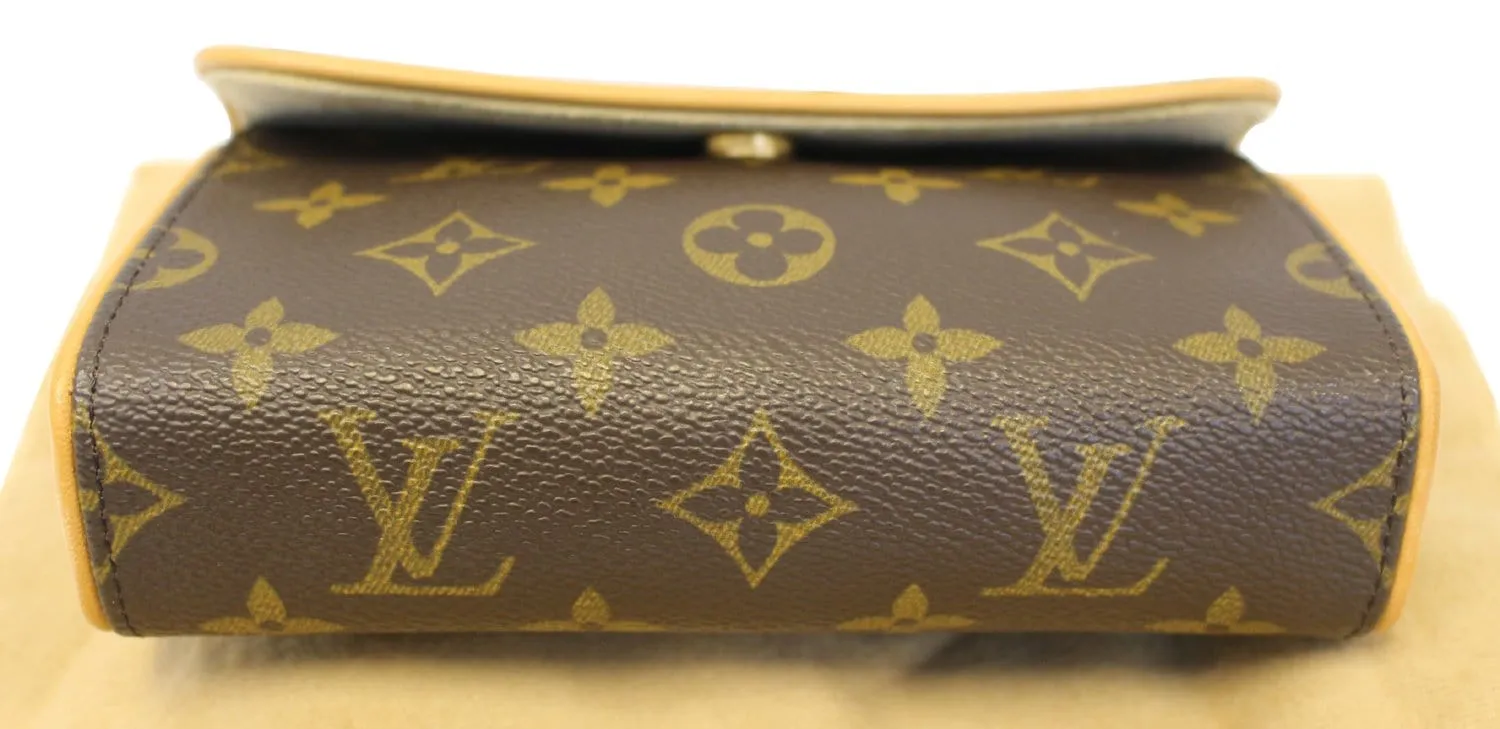 LOUIS VUITTON Monogram Canvas Pochette Florentine Bag