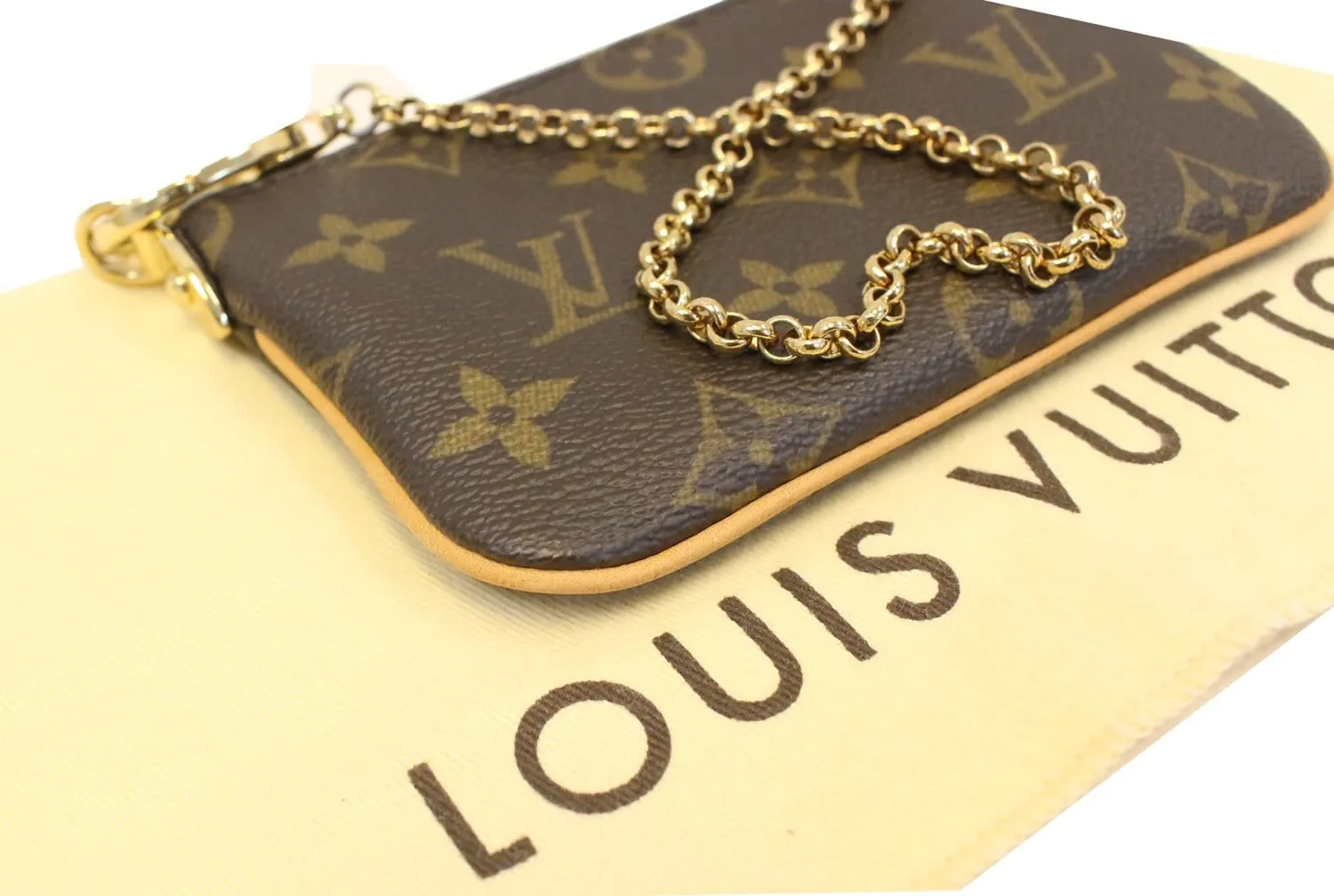 LOUIS VUITTON Monogram Canvas Pochette Milla PM Pouch