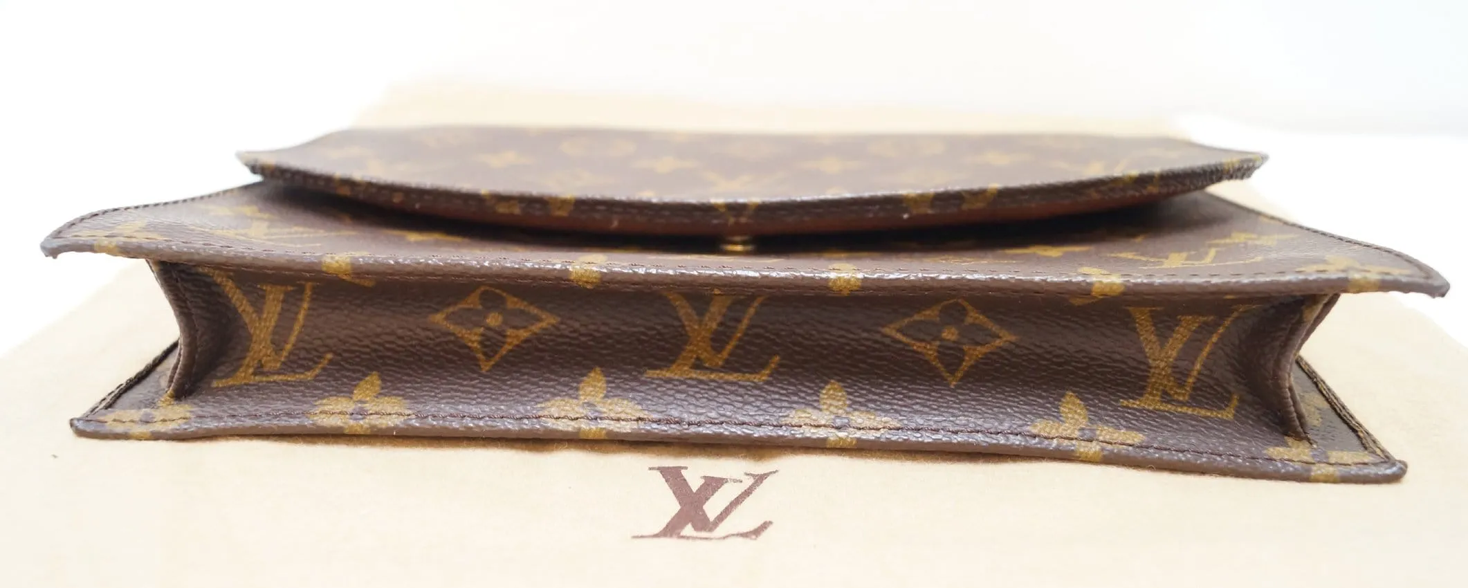 LOUIS VUITTON Monogram Canvas Pochette Rabat Clutch Bag