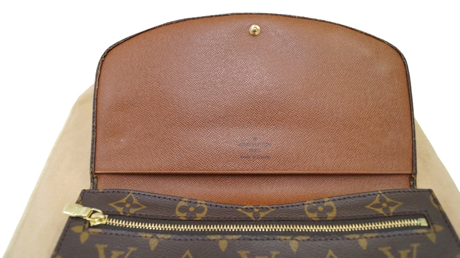 LOUIS VUITTON Monogram Canvas Pochette Rabat Clutch Bag