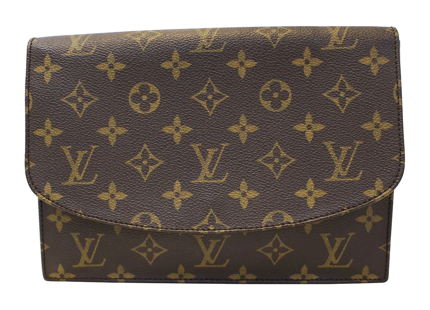 LOUIS VUITTON Monogram Canvas Pochette Rabat Clutch