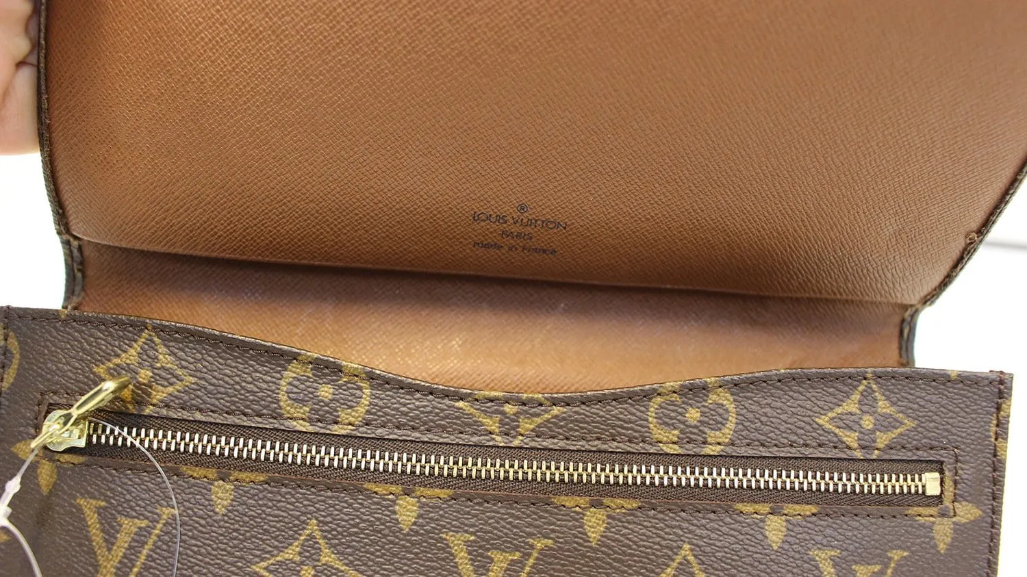 LOUIS VUITTON Monogram Canvas Pochette Rabat Clutch