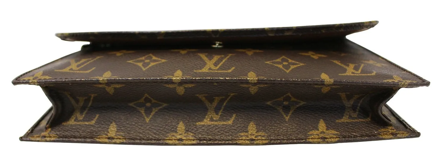LOUIS VUITTON Monogram Canvas Pochette Rabat Clutch