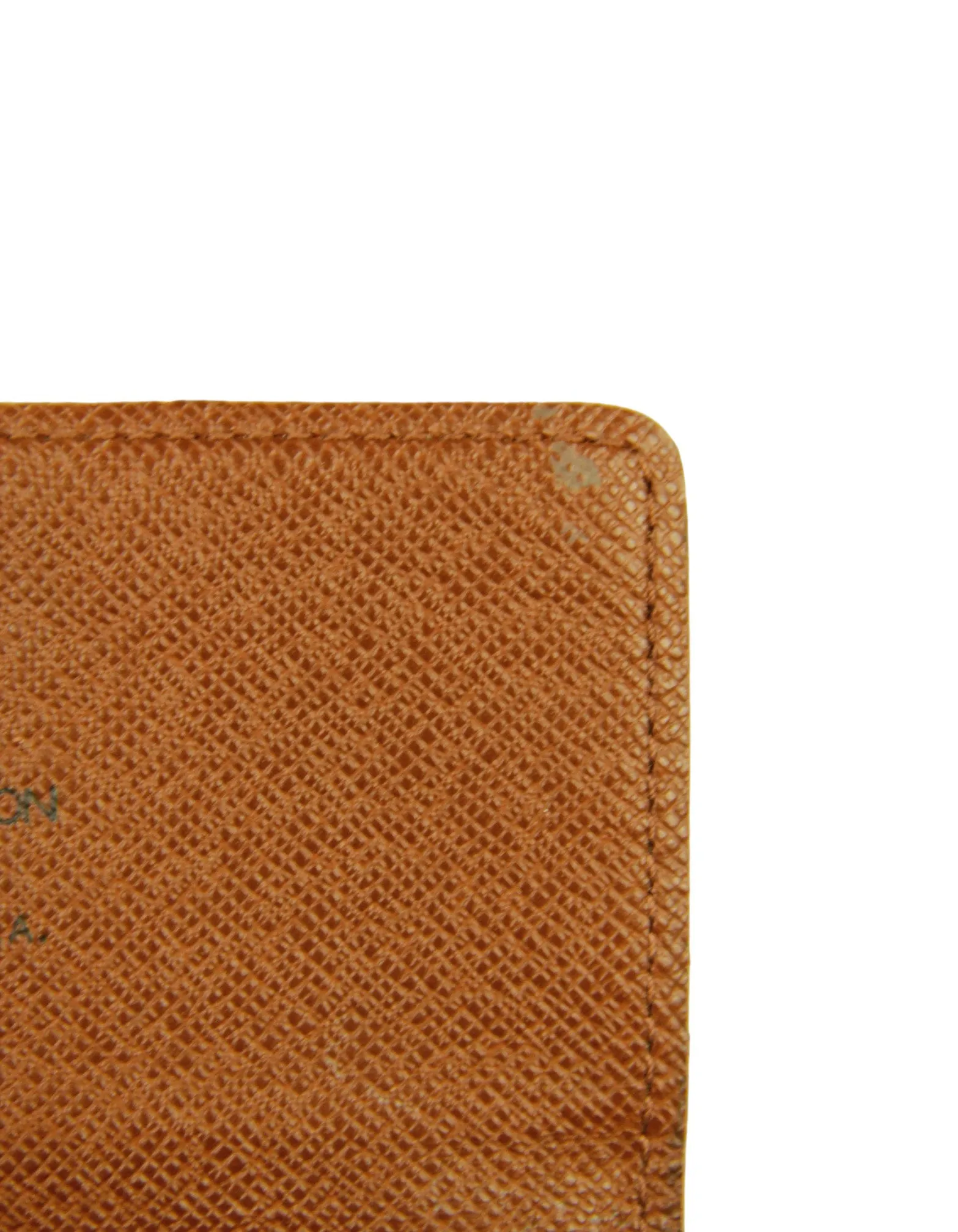 Louis Vuitton Monogram/ Green Emilie Wallet