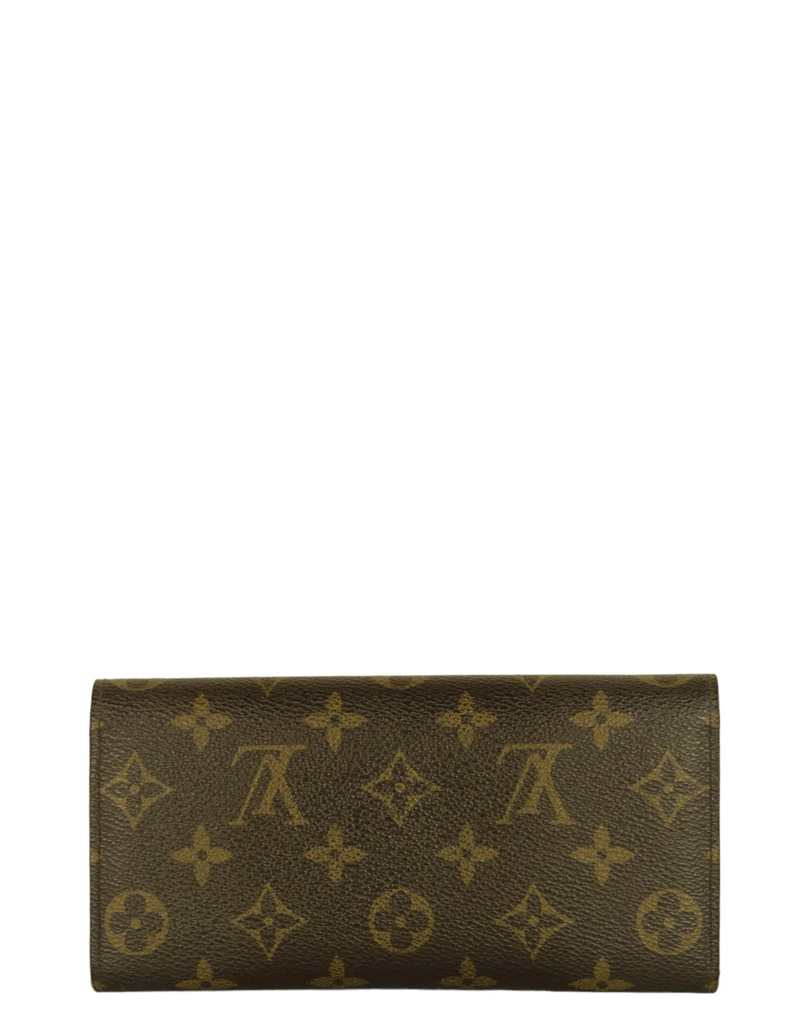 Louis Vuitton Monogram/ Green Emilie Wallet