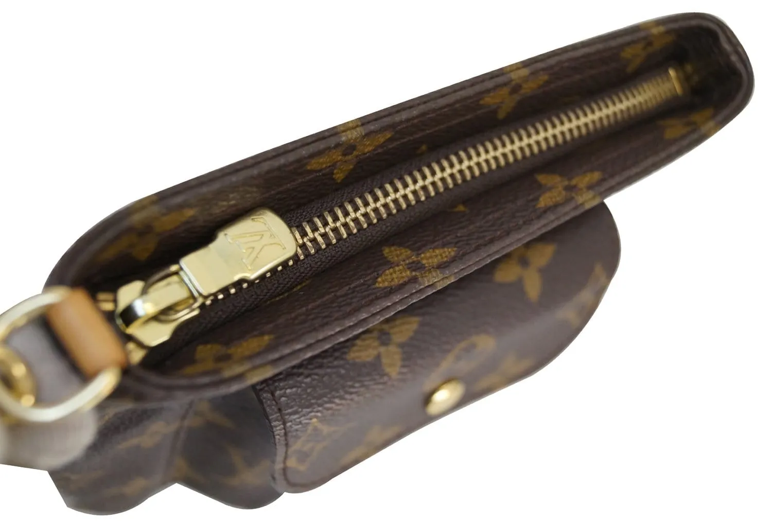 LOUIS VUITTON Monogram Partition Clutch Bag