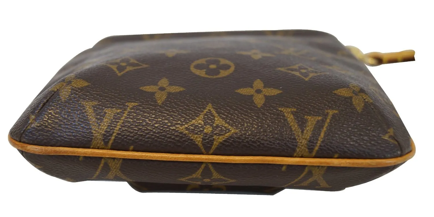 LOUIS VUITTON Monogram Partition Clutch Bag