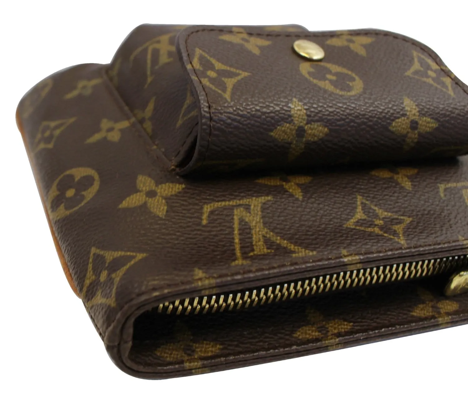 LOUIS VUITTON Monogram Partition Clutch Bag