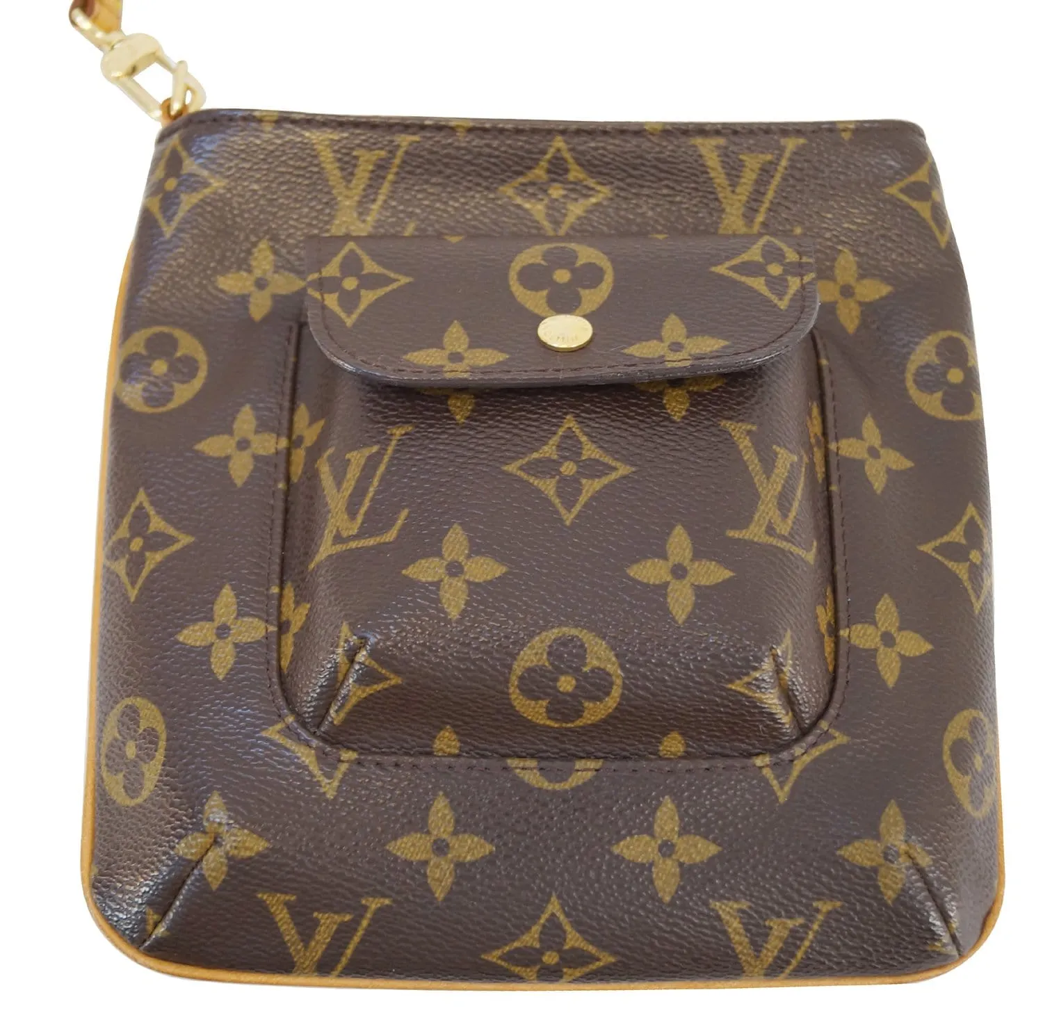 LOUIS VUITTON Monogram Partition Clutch Bag