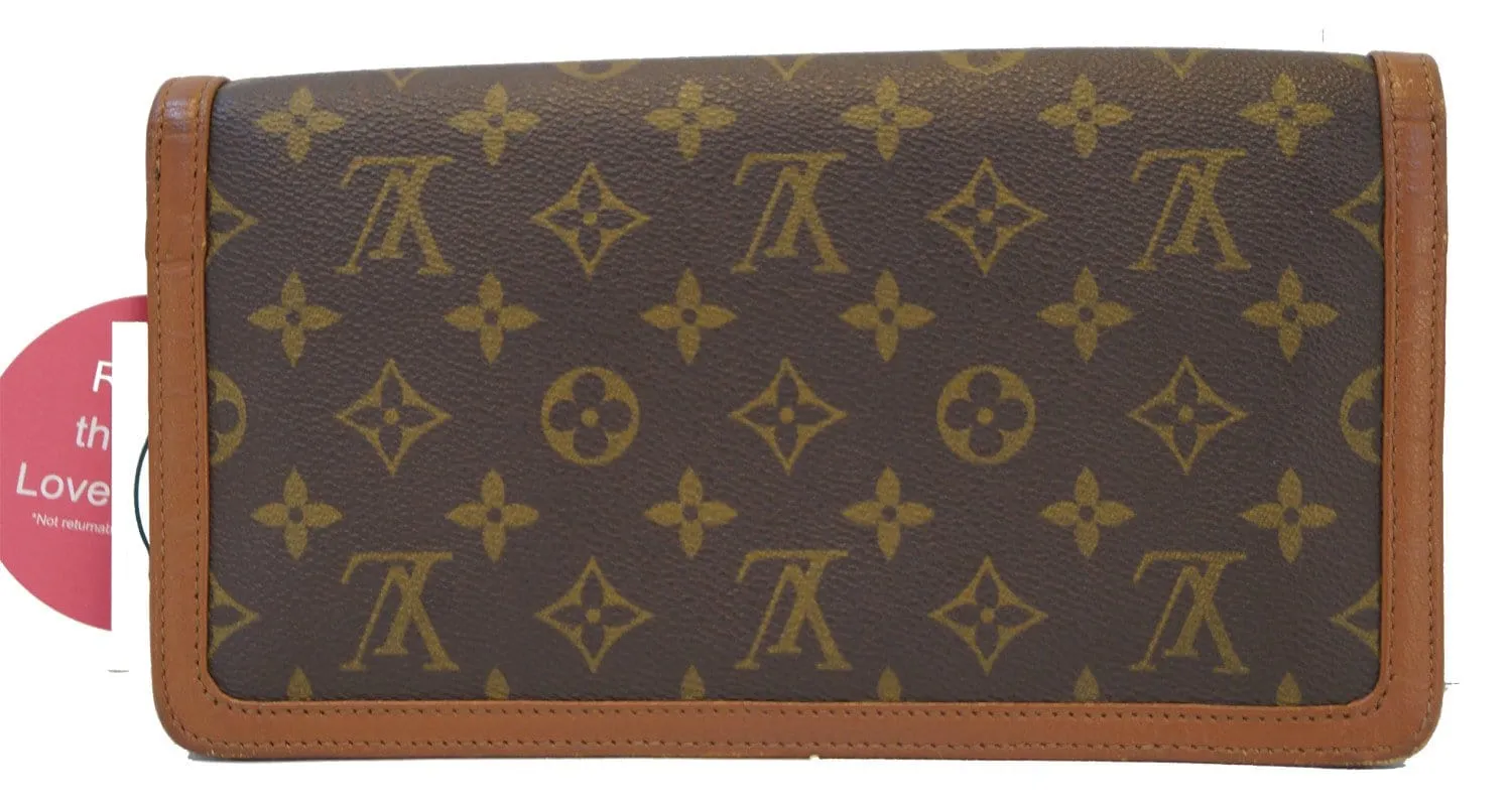 LOUIS VUITTON Monogram Pochette Dame PM Clutch Handbag