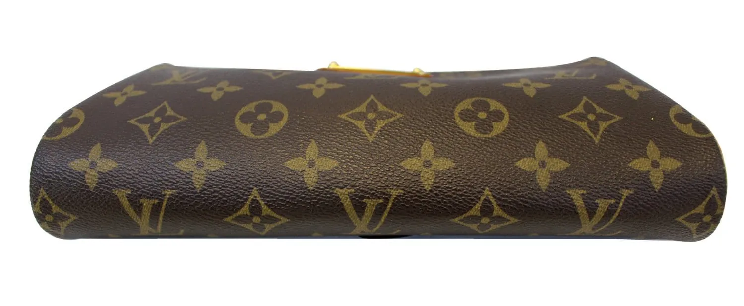 LOUIS VUITTON Monogram Pochette Eva Clutch Shoulder Bag