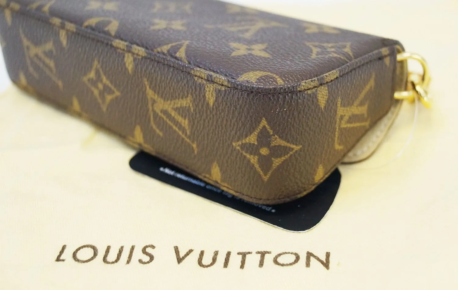 LOUIS VUITTON Monogram Pochette Lagoon Clutch Glasses Case