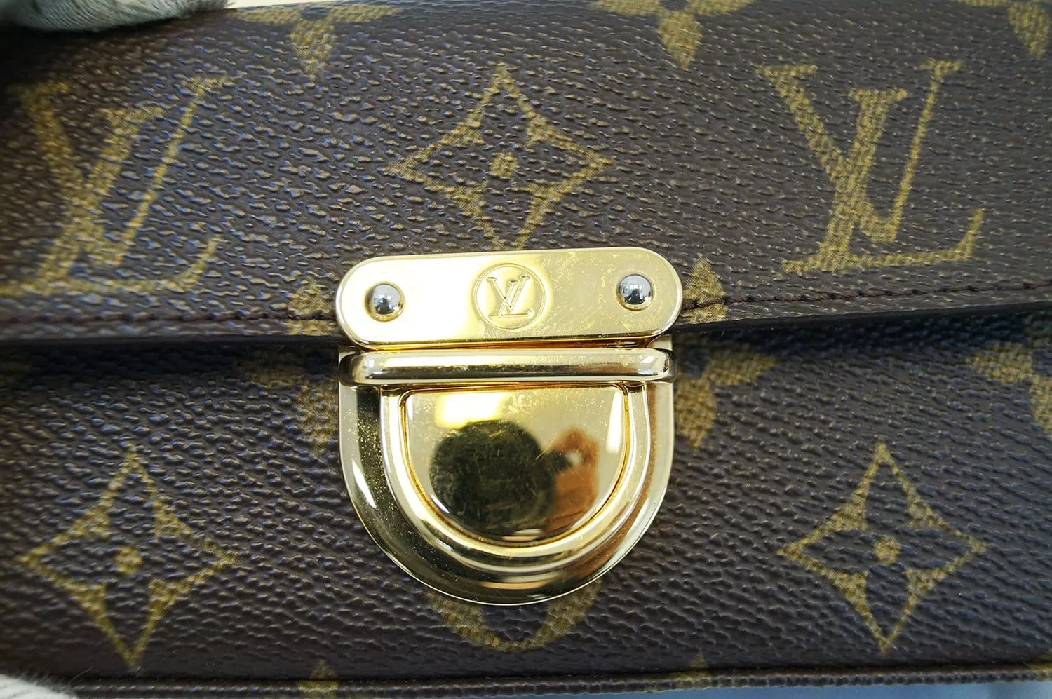 LOUIS VUITTON Monogram Pochette Lagoon Clutch Glasses Case