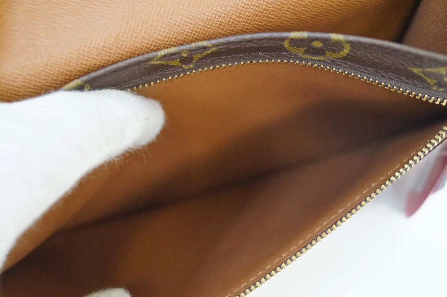 LOUIS VUITTON Monogram Pochette Rabat Clutch Bag