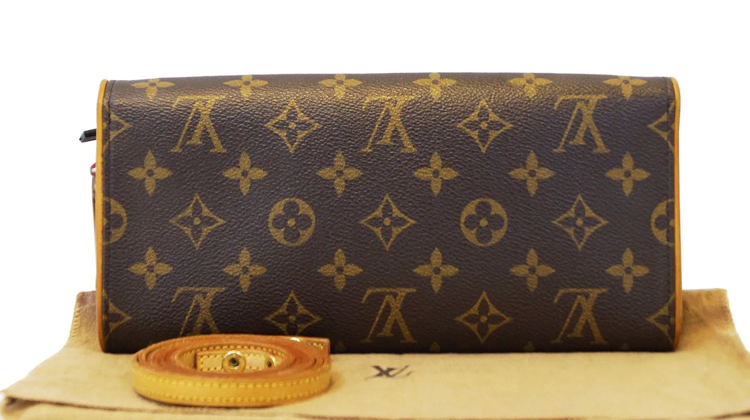 LOUIS VUITTON Monogram Pochette Twin GM Shoulder Bag