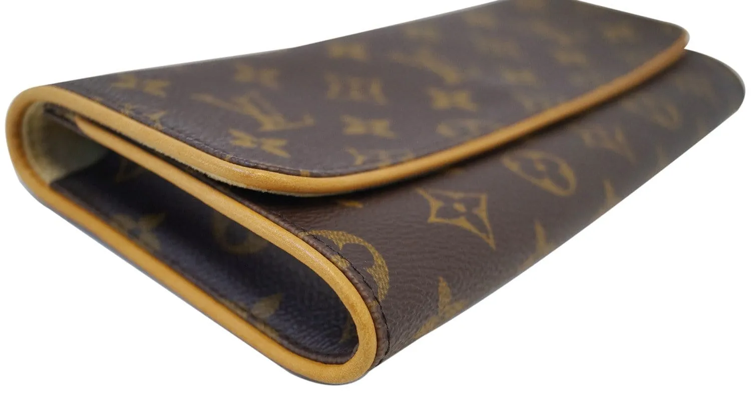LOUIS VUITTON Monogram Pochette Twin GM Shoulder Pouch
