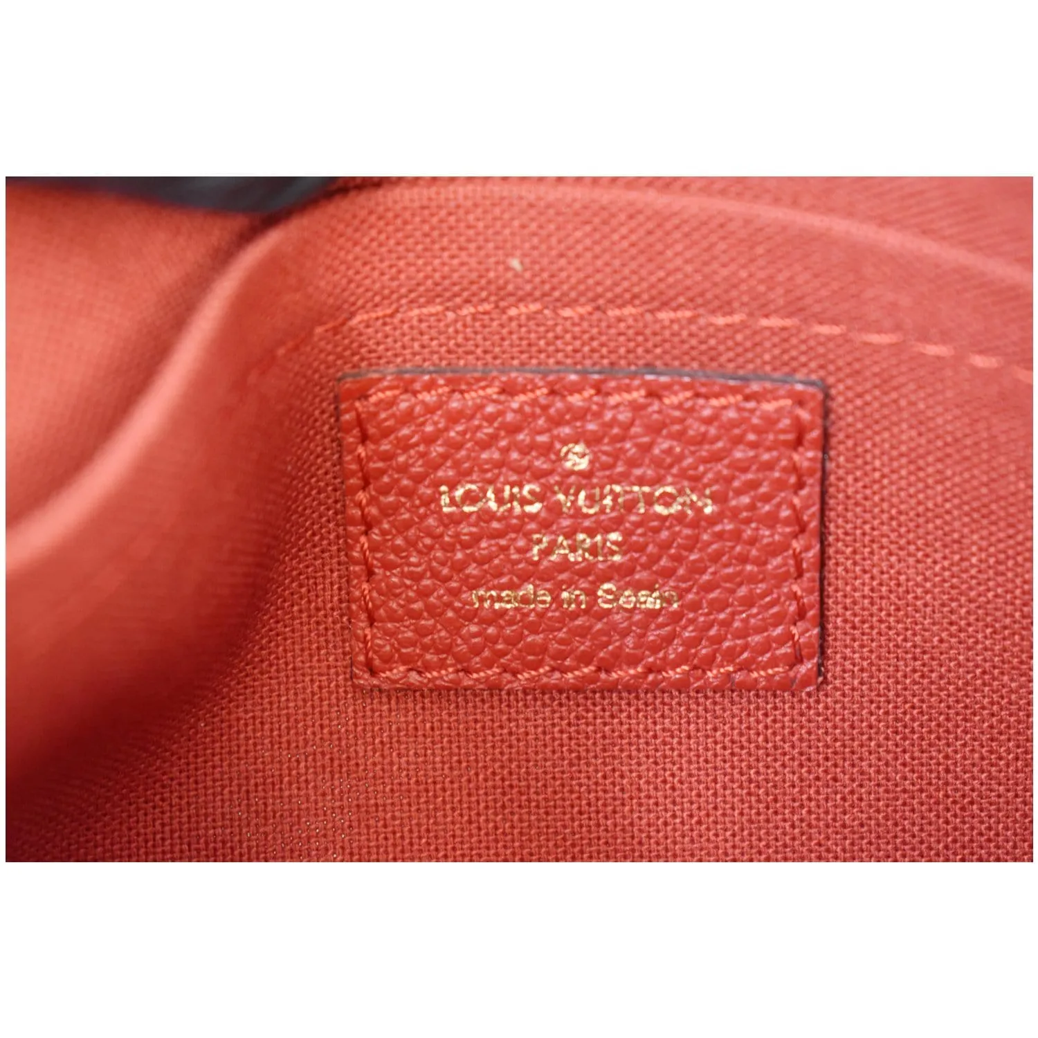 LOUIS VUITTON Pallas Clutch Monogram Canvas Crossbody Bag Brown