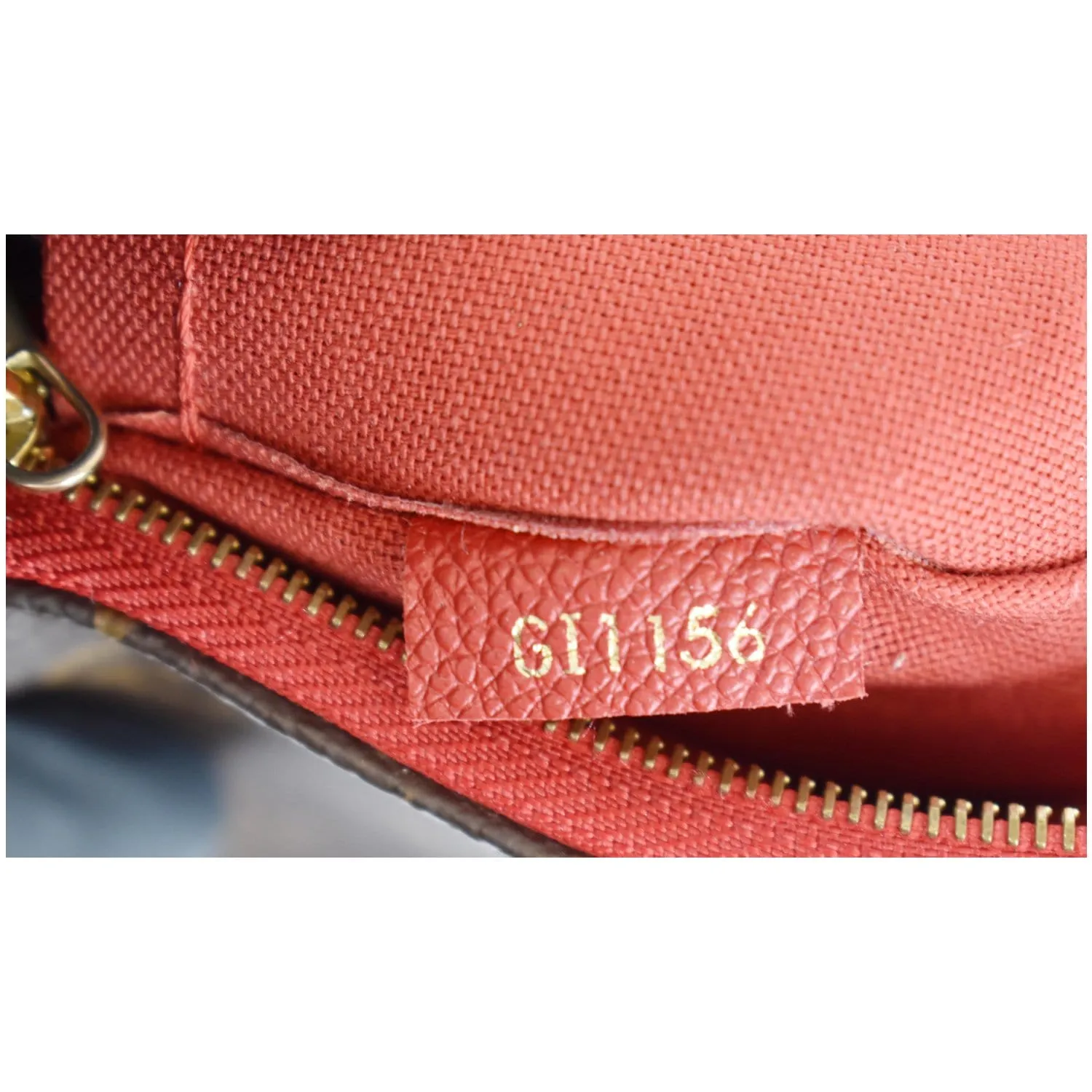 LOUIS VUITTON Pallas Clutch Monogram Canvas Crossbody Bag Brown