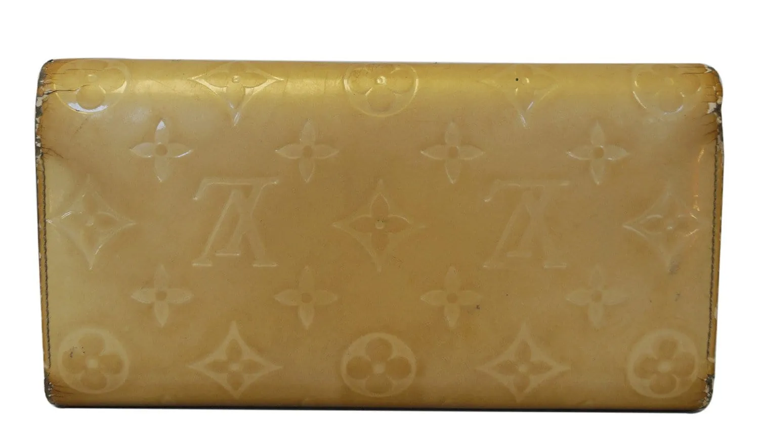 LOUIS VUITTON Perle Monogram Vernis Porte-Tresor Wallet