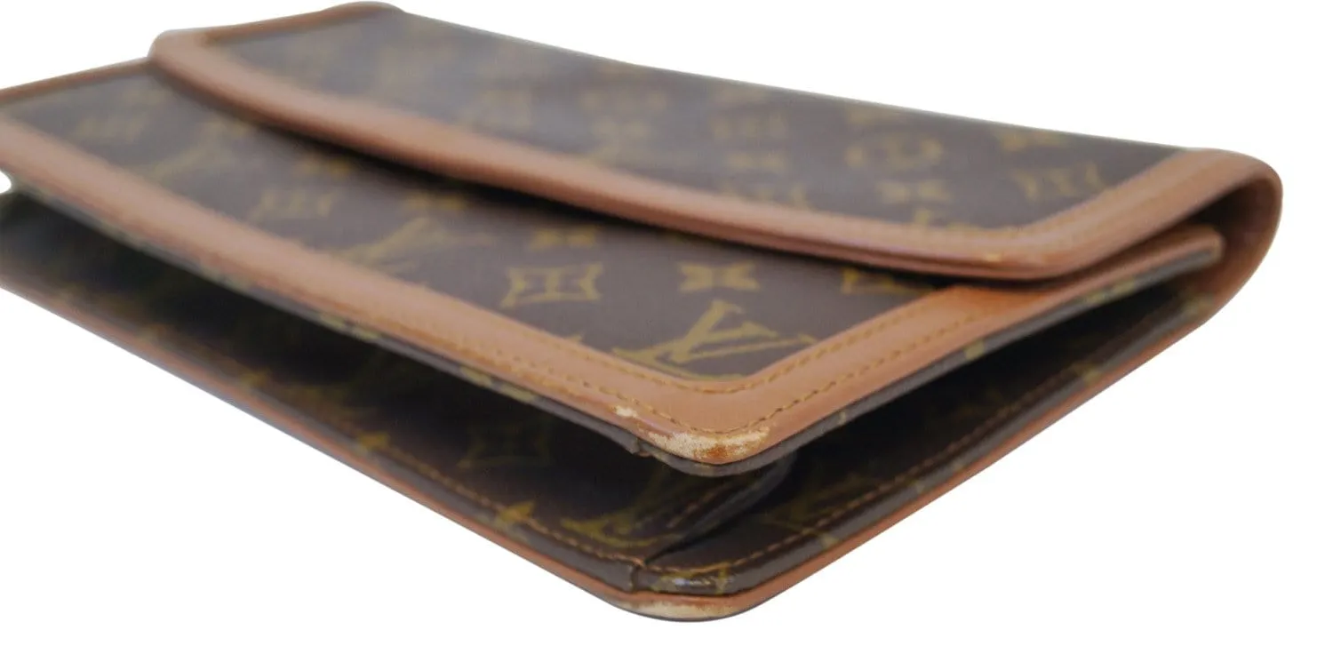 LOUIS VUITTON Pochette Dame GM Monogram Vintage Clutch Bag
