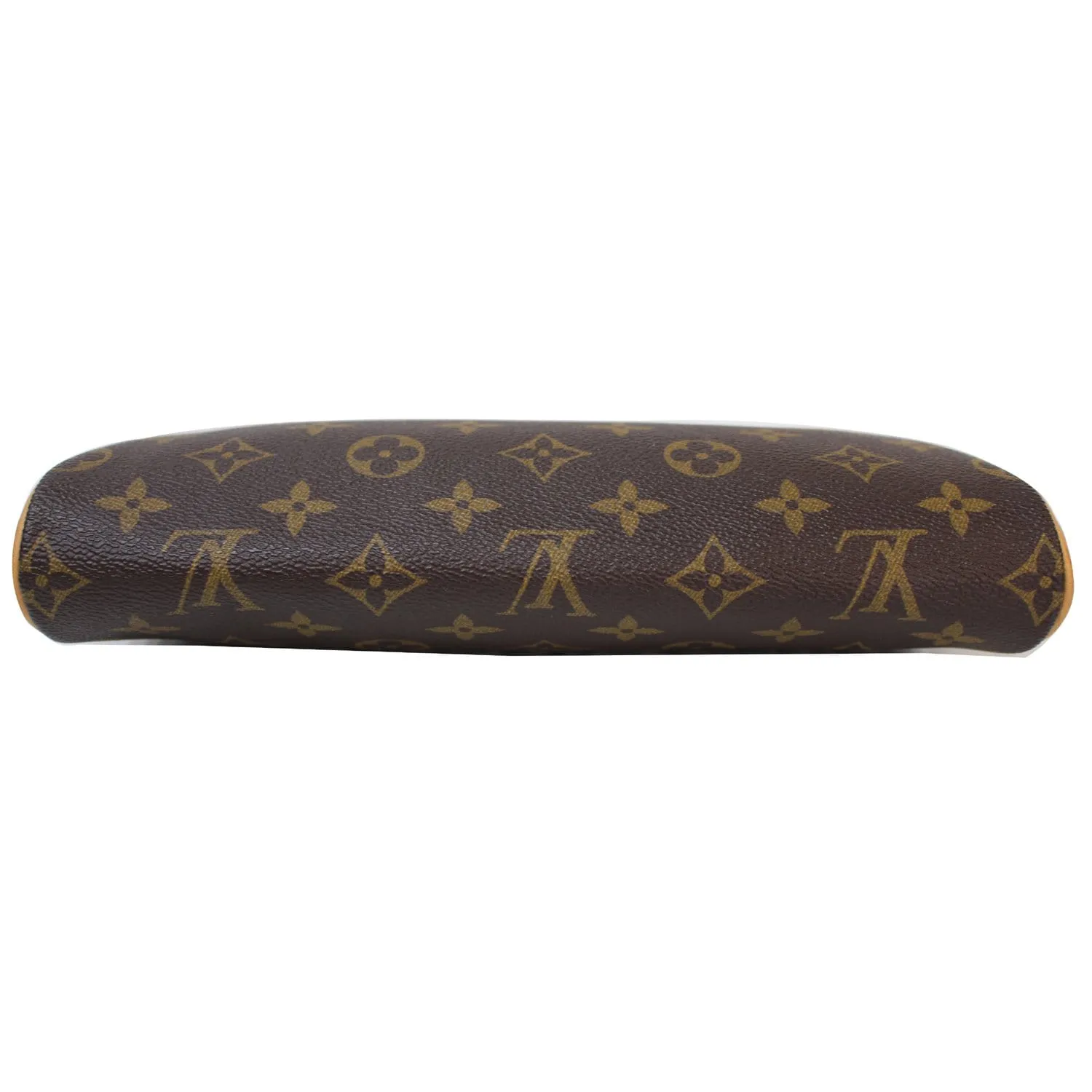 LOUIS VUITTON Pochette Eva Monogram Canvas Crossbody Bag Brown