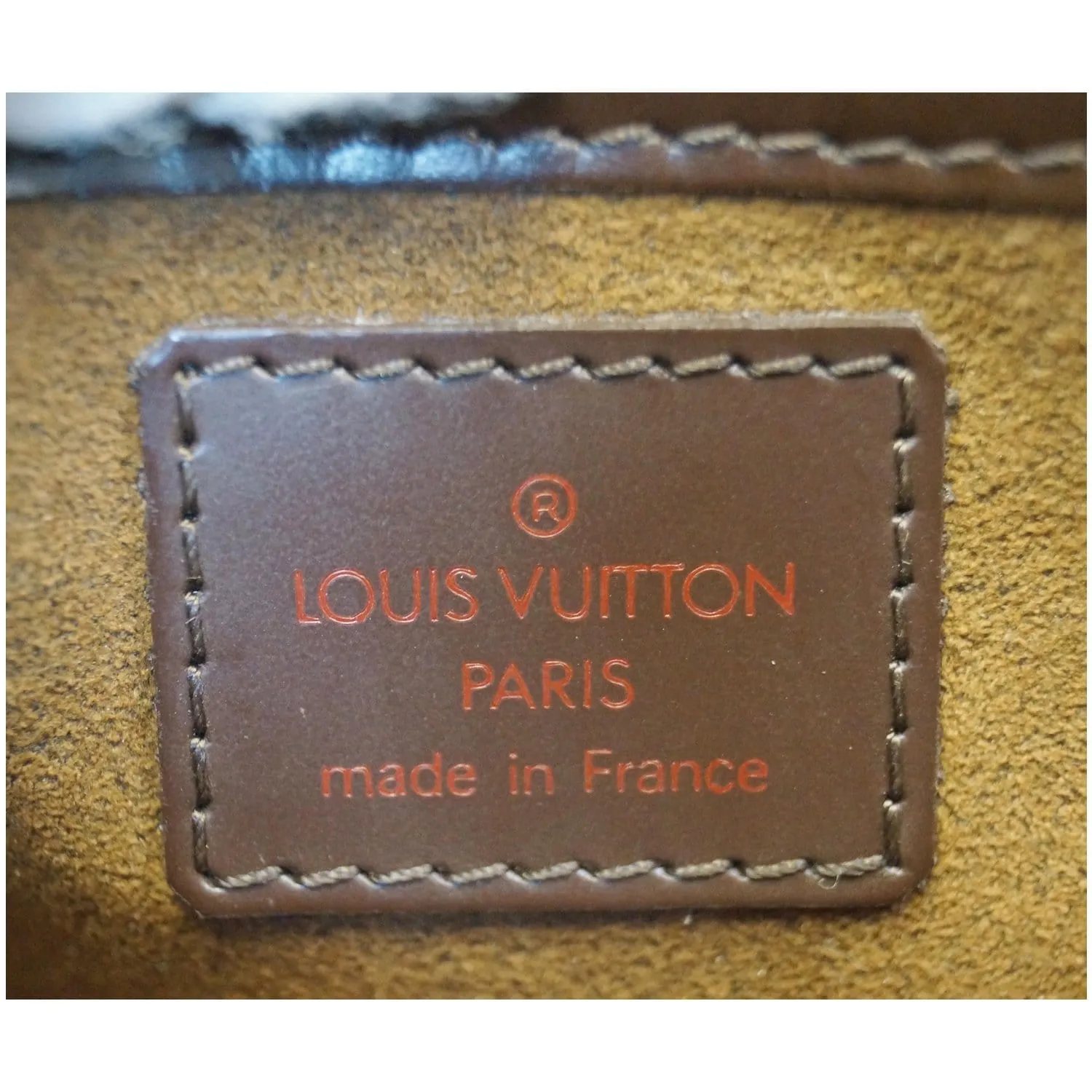 LOUIS VUITTON Saint Louis Damier Ebene Clutch Brown