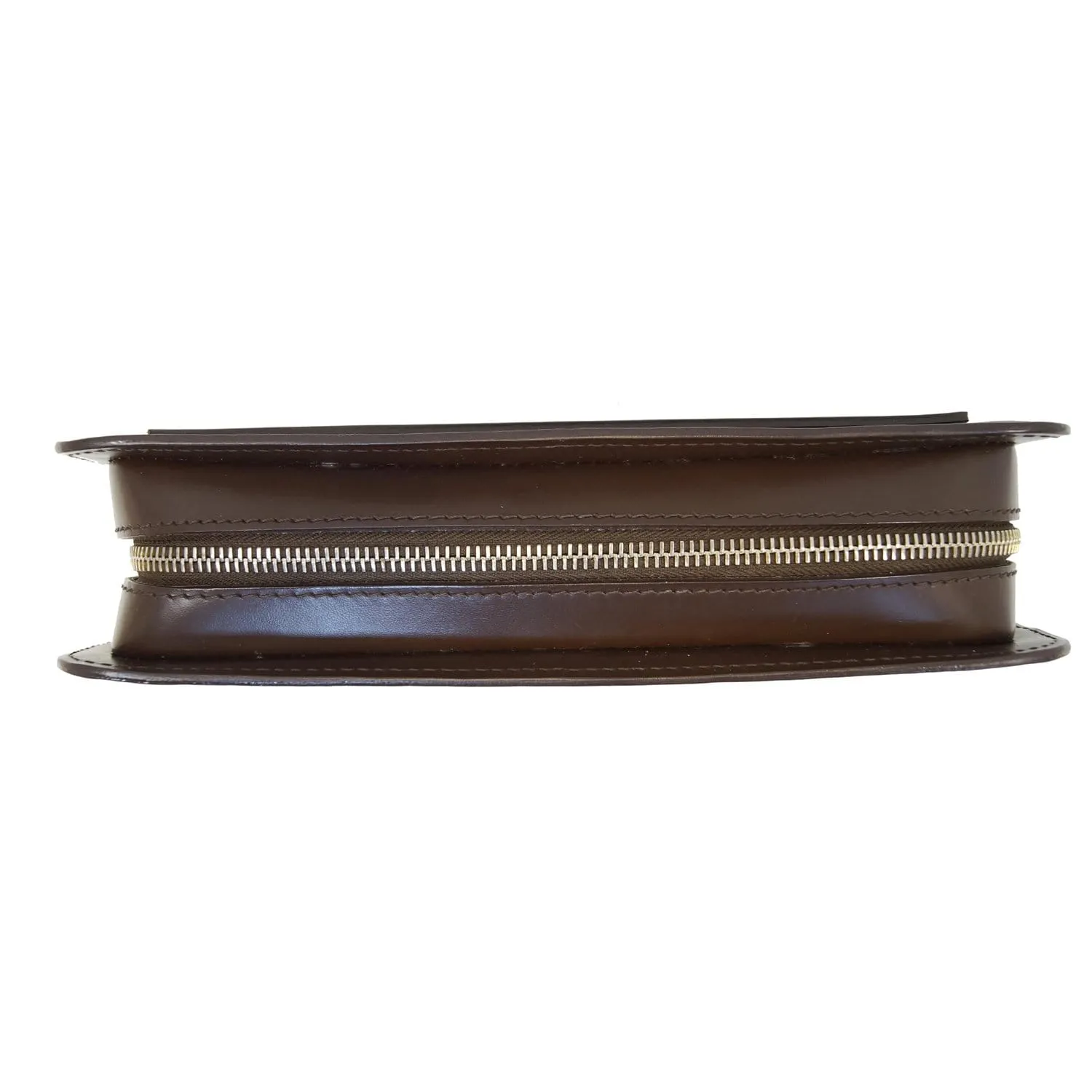 LOUIS VUITTON Saint Louis Damier Ebene Clutch Brown