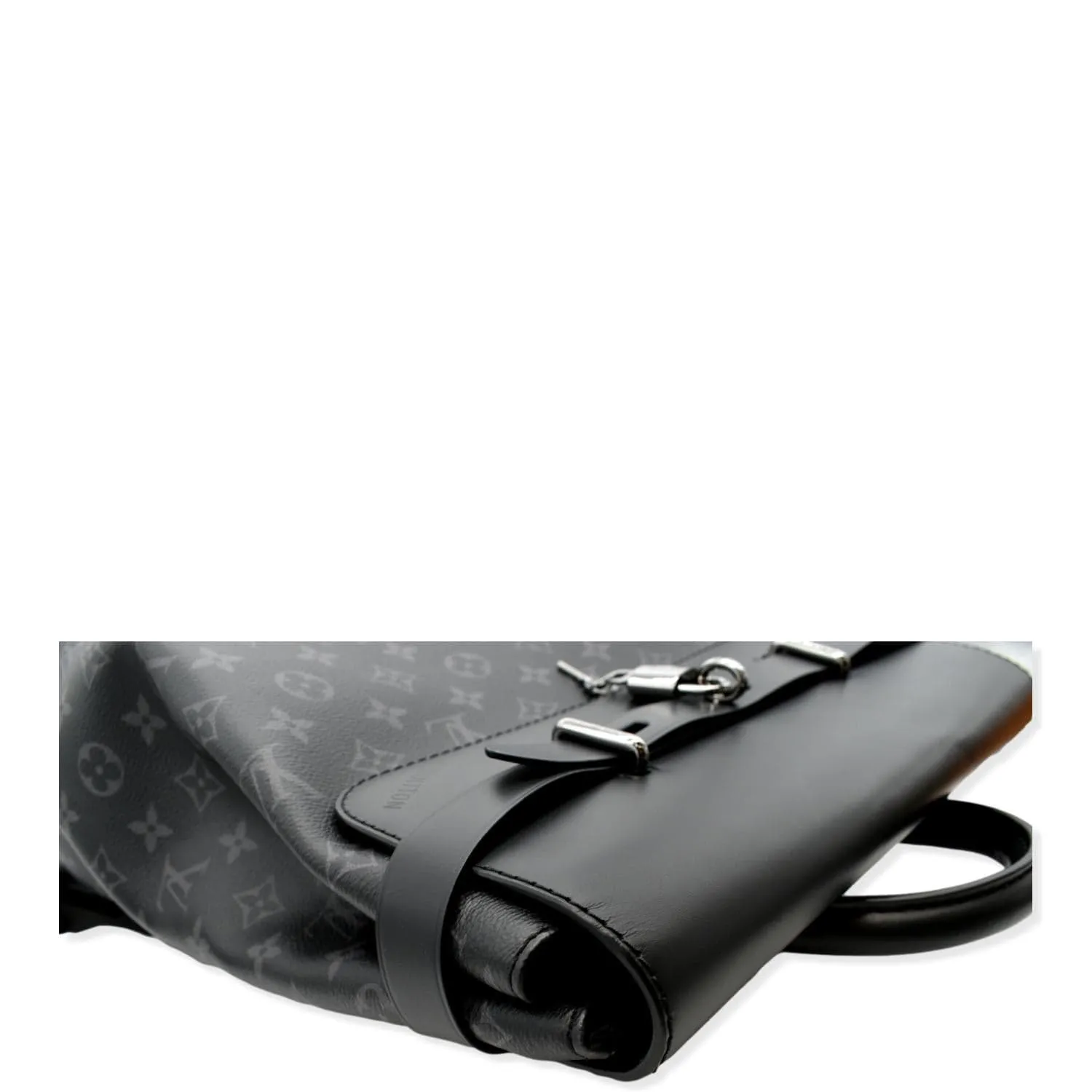 LOUIS VUITTON Steamer Monogram Eclipse Backpack Bag Black
