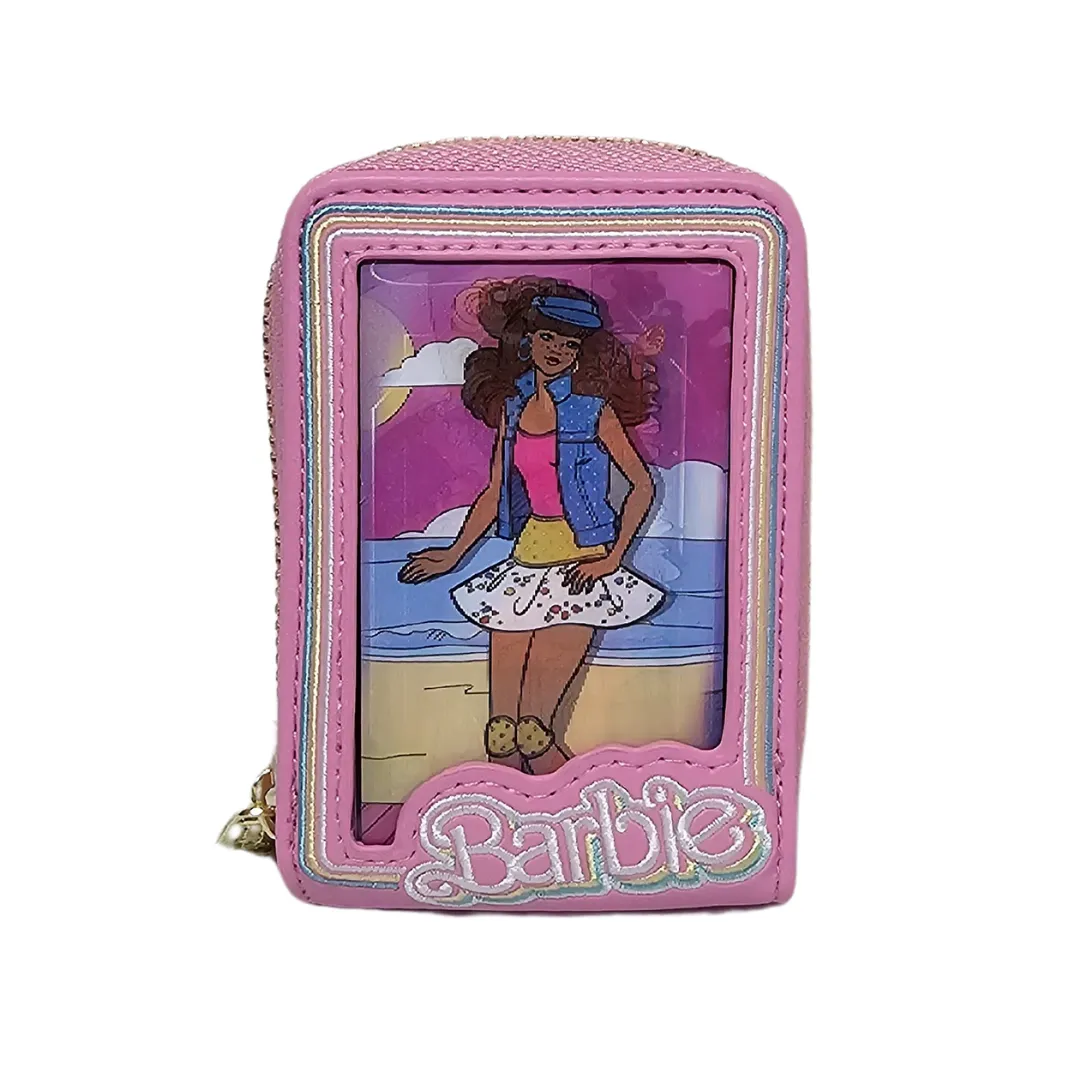 Loungefly Barbie Doll Box Triple Lenticular Zip Around Wallet DEFECTIVE #204
