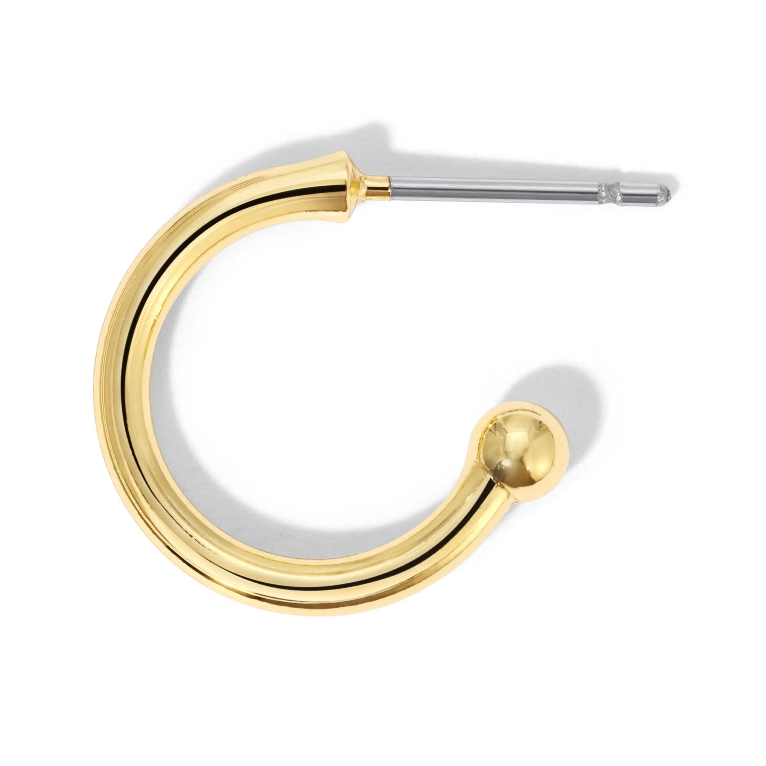 Lucky Feather Hoop Earrings - Sparkle Charm