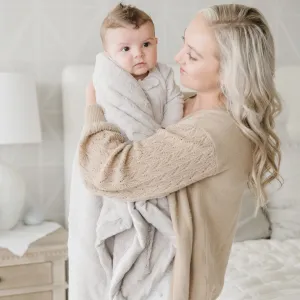 Lush Receiving Blanket • Feather