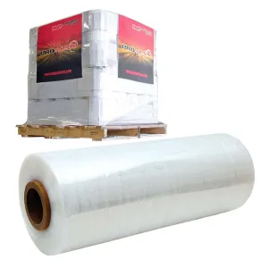 Machine Stretch Wrap - High Performance - 80 Gauge  EQ - 20" x 5000' - 50 Rolls / Skid