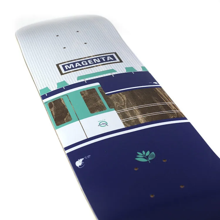 Magenta Skateboards Station Skateboard Deck 8.25"