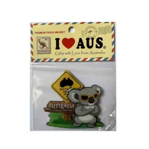 Magnet MDF Koala Road Sign
