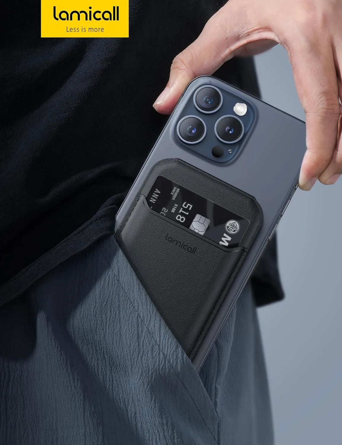 Magnetic Card Wallet Holder for MagSafe, Phone Wallet Stand