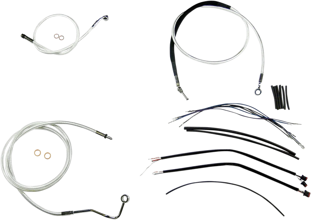 Magnum 387351 Sterling Chromite II Handlebar Installation Kit for 12-14in. Ape