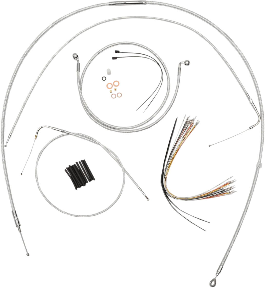Magnum 387913 Sterling Chromite II Handlebar Installation Kit for 18-20in. Ape