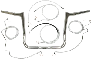 Magnum 38884-410 1-1/4in. Viking Bagger Handlebar Kit - 10in. - Chrome