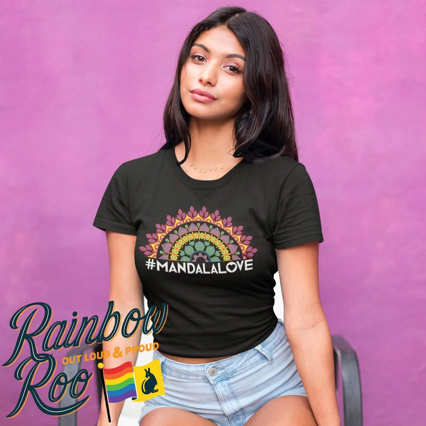 Mandala Love T-Shirt Unisex (LG019)