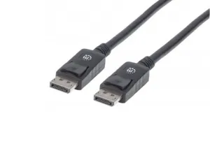 Manhattan 306935 Cable Displayport M M 1 Metro, Negro