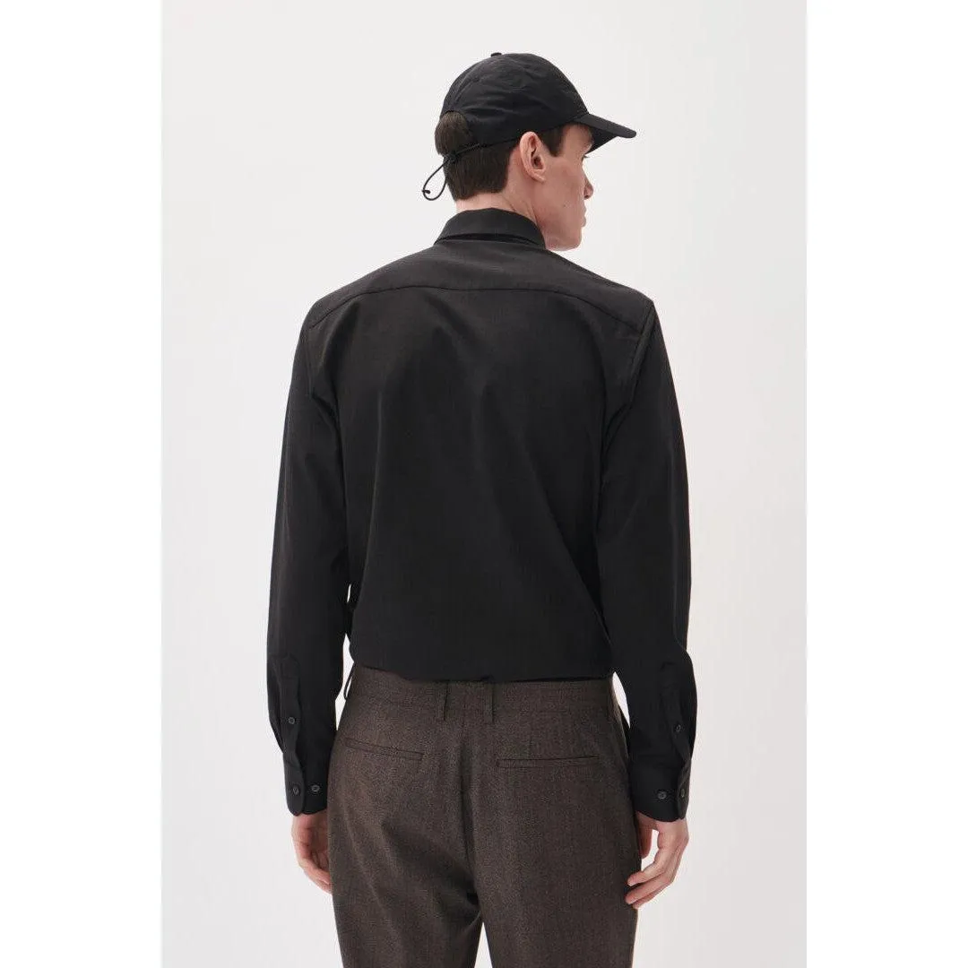 MARC STRETCH TONAL HERRINGBONE SHIRT